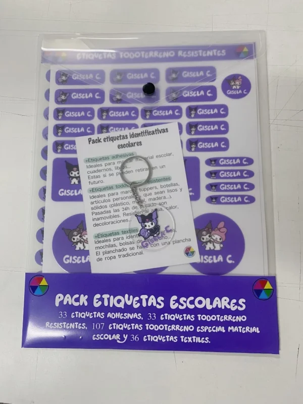 Pack Etiquetas Escolares - Imagen 4