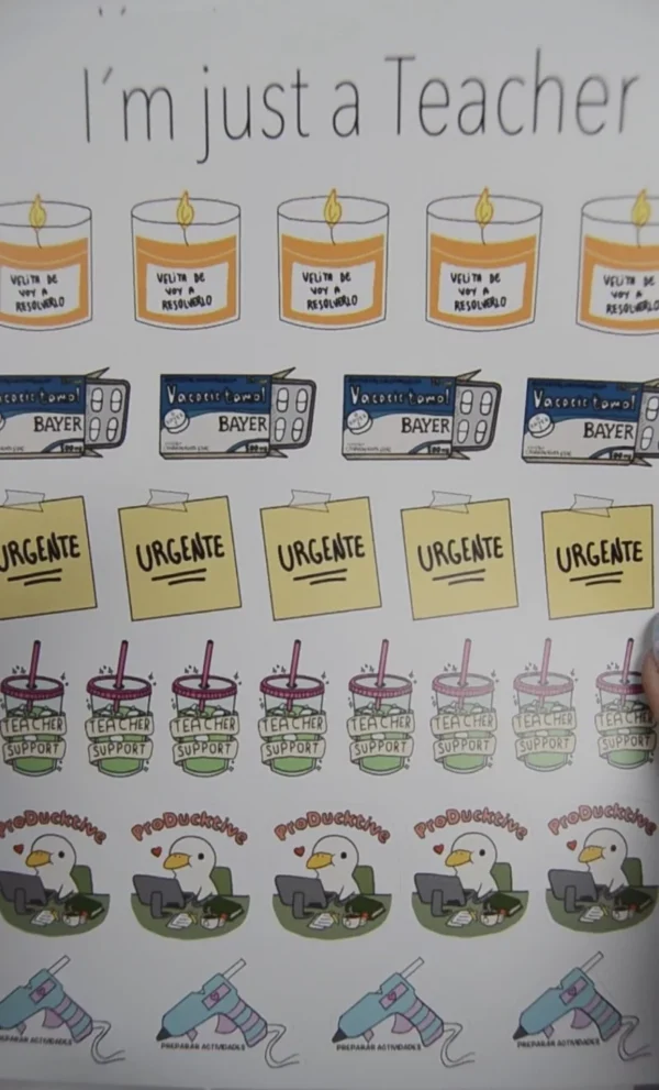 Stickers I´M JUST A TEACHER - Imagen 6