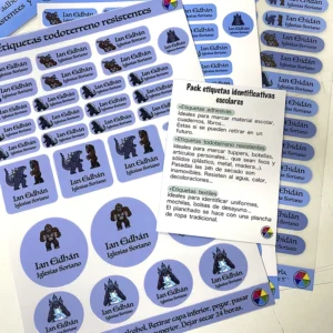 Pack Etiquetas Escolares