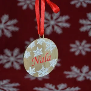 Bola de navidad nombre