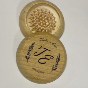 Espejo-cepillo de bolsillo